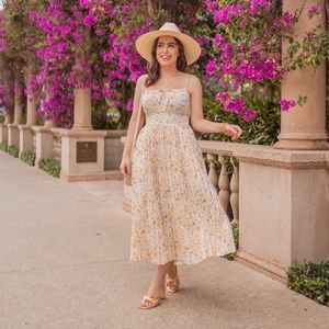Beautiful JCrew Pleated Floral Dress